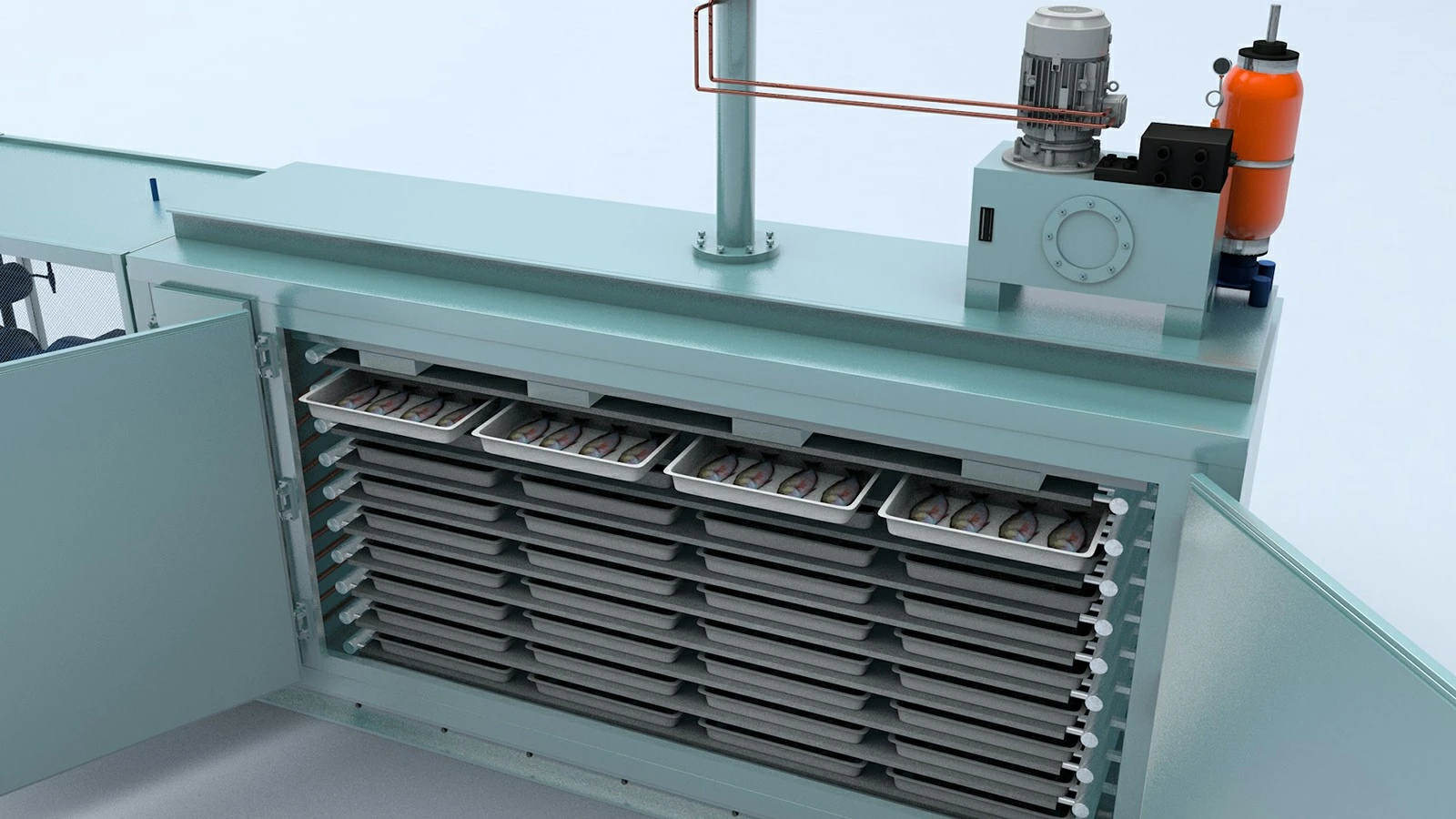 Semi Contact Plate Freezer Semi Contact Plate Freezer